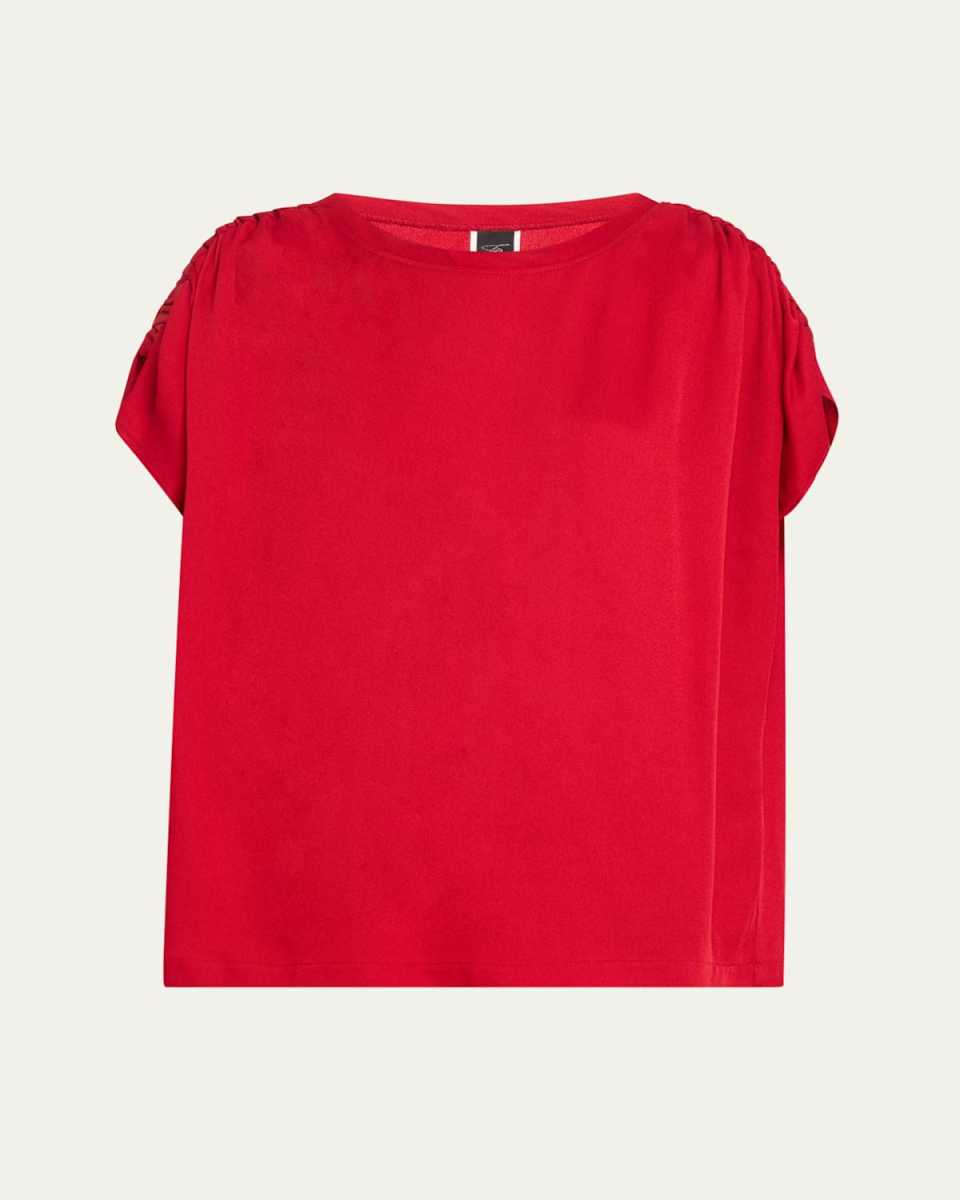Ruched Muscle Top